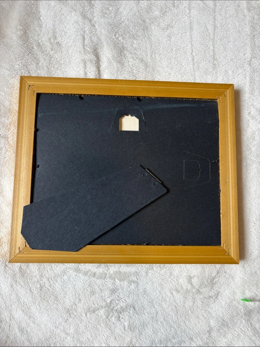 Vintage Mixed Wood and Metallic Picture Frame Set - Brown, Gold, Cream